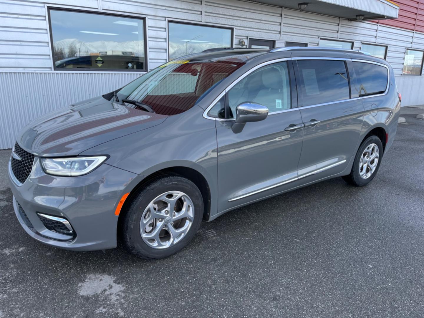 2021 Gray /Grey Chrysler Pacifica (2C4RC3GG3MR) , located at 1960 Industrial Drive, Wasilla, 99654, (907) 274-2277, 61.573475, -149.400146 - Photo#0